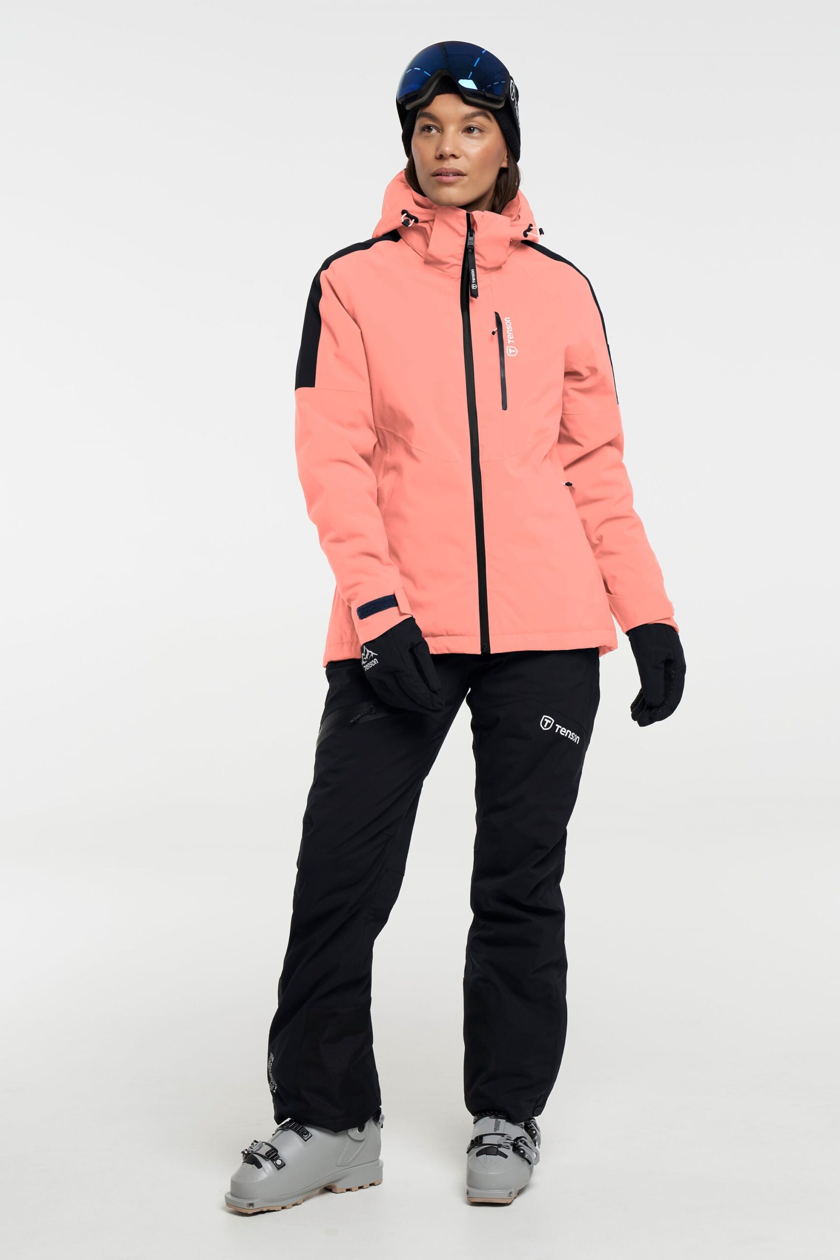 Tenson Core Ski Jacket Women – ženska smučarska jakna (coral) - slika 2