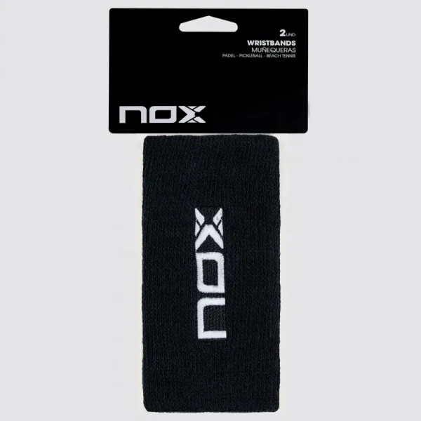 NOX 2 LONG BLACK WRISTBANDS