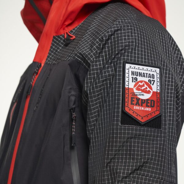 enson TXlite Nunataq Jacket Men črna moška smučarska jakna z MPC Extreme X 20.000 mm, lepljenimi šivi in RECCO sistemom