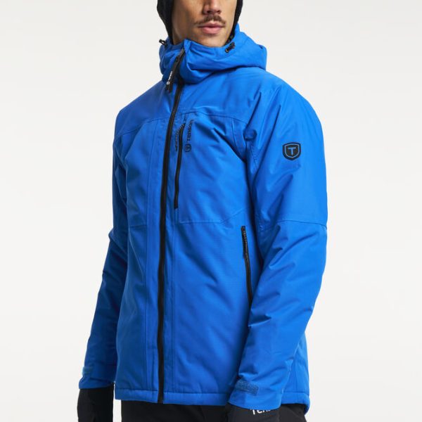 Tenson Niseko Ski Jacket Men blue – moška smučarska jakna z vodoodbojno zaščito