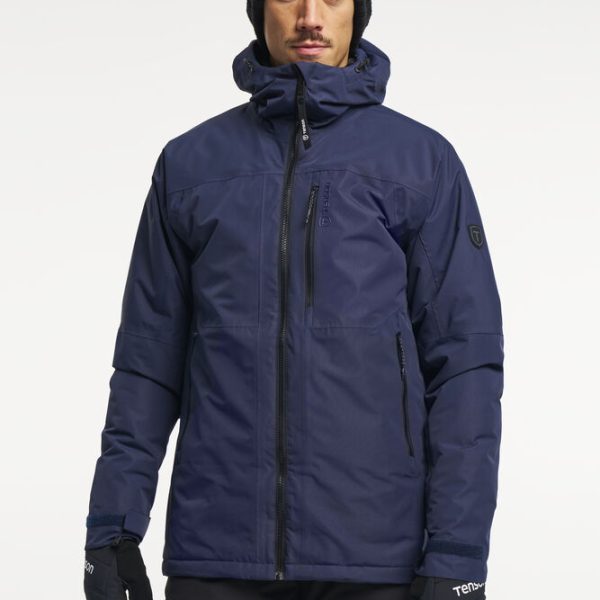 Tenson Niseko Ski Jacket Men dark navy – moška smučarska jakna z vodoodbojno zaščito