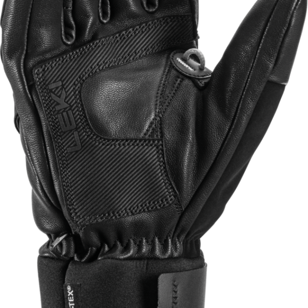 LEKI Hevon 3D Black – premium kozje usnje in neopren