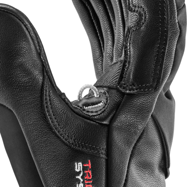 LEKI Hevon 3D Black – premium kozje usnje in neopren