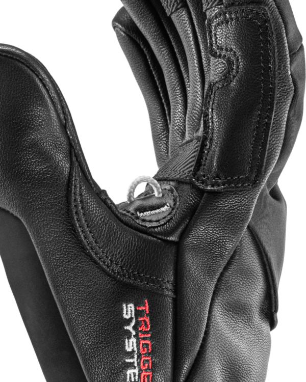 LEKI Hevon 3D Black – premium kozje usnje in neopren