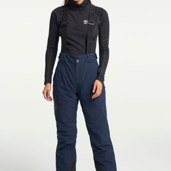 Core ženske smučarske hlače Tenson Dark Navy