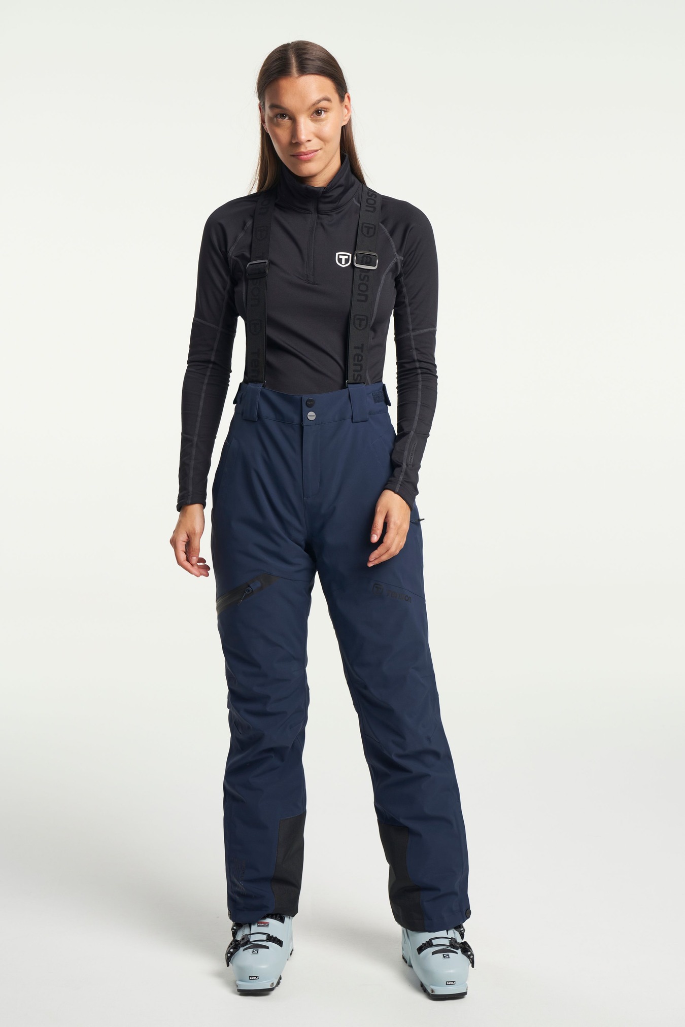 Core ženske smučarske hlače Tenson Dark Navy