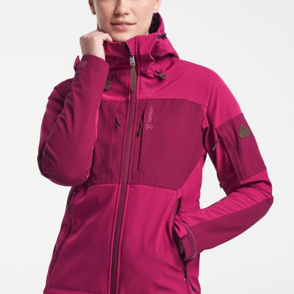Himalaya ženska softshell jakna Dark Fuchsia – spredaj