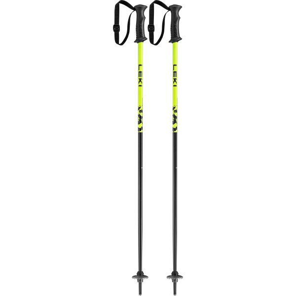 LEKI Rider otroške smučarske palice 65344141 black neonyellow white