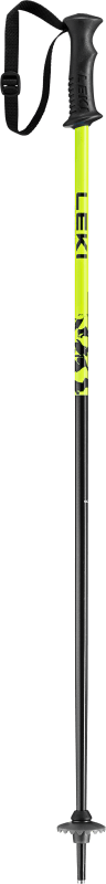 LEKI Rider 65344141 otroške smučarske palice black neonyellow white