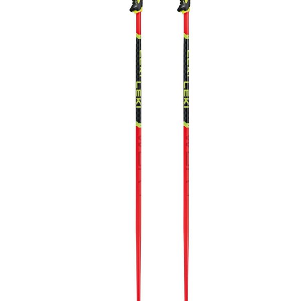 LEKI WCR TBS SL 3D smučarske palice 65267751 bright red black neonyellow