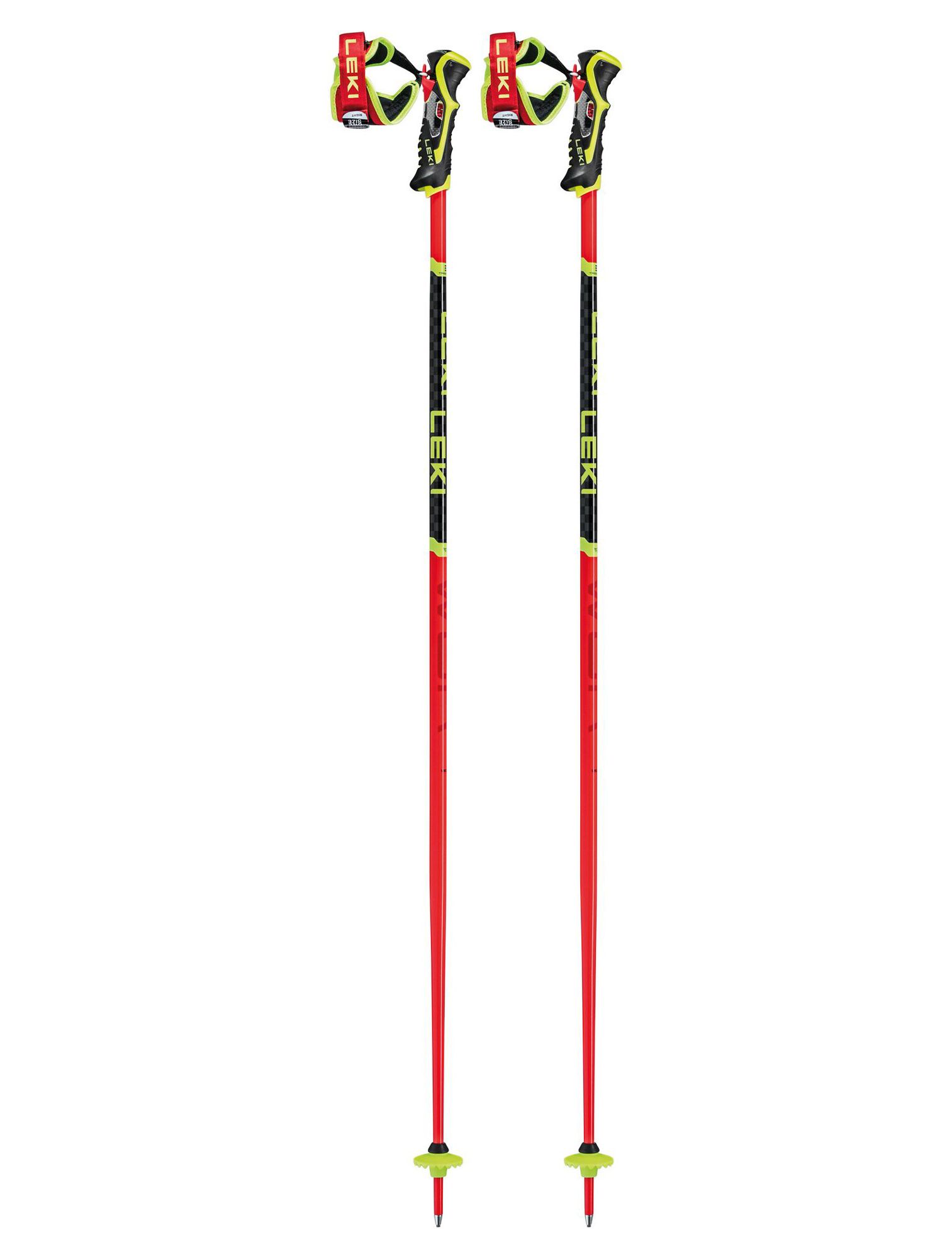 LEKI WCR TBS SL 3D smučarske palice 65267751 bright red black neonyellow