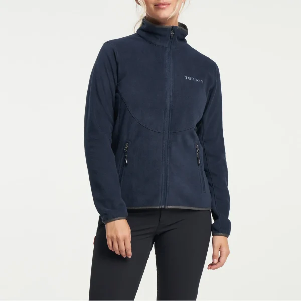 Malin 2.0 ženski flis Navy – pogled