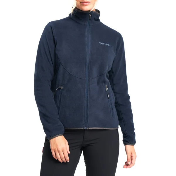Malin 2.0 ženski flis Navy – spredaj