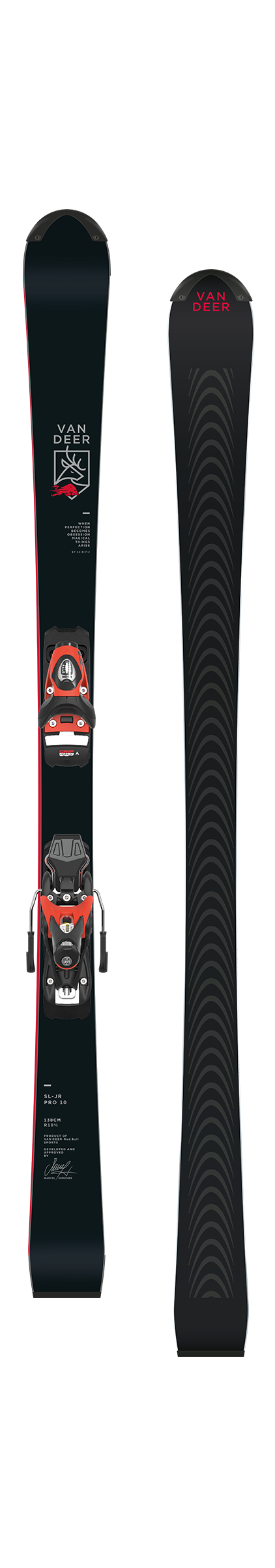 VAN DEER SL-JR PRO Children’s Race Skis – Ski Set with Binding